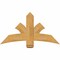 Ekena Millwork Davenport Rough Sawn Timber Gable Bracket, Western Red Cedar, 48"W x 26"H x 2"D x 6"F, 13/12 Pitch GBW048X26X0206DAV00RWR - alternate 1